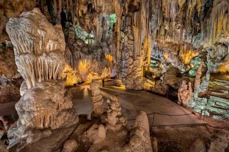 inside Nerja Cave in Malaga