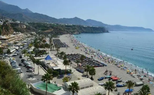 plage de burriana Wailele kayak Maro Nerja