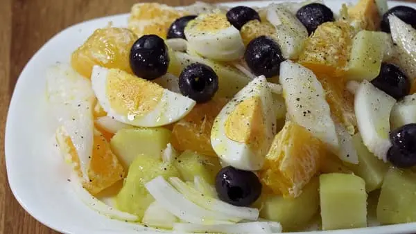 Plat de salade de Malaga