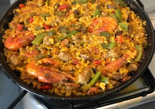 Paella mixte