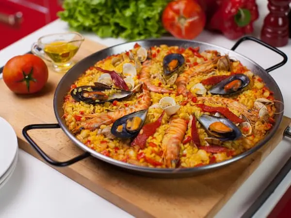 Paella de marisco