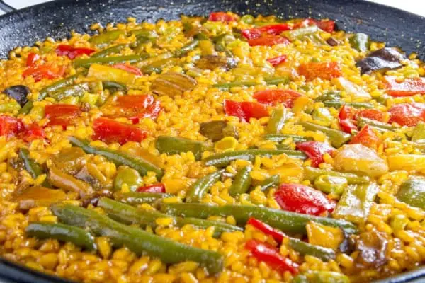 Paella aux légumes